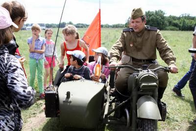БК «Рязань» участвовал в исторической реконструкции «Дороги войны»